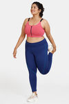 Zelocity True Curv Quick Dry Gym Leggings - Blue Depths — thumbnail 4